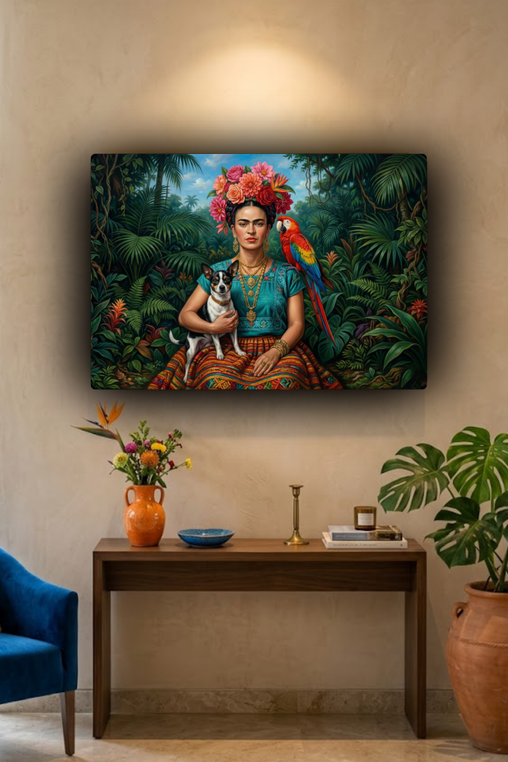 Quadro Frida Kahlo Sala Arara Rio de Janeiro