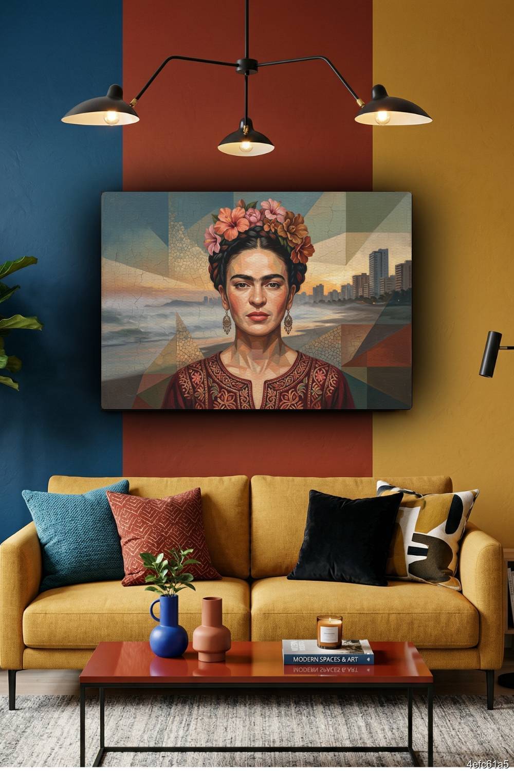Quadro Frida Kahlo Copacabana decoração artística sofisticada RJ