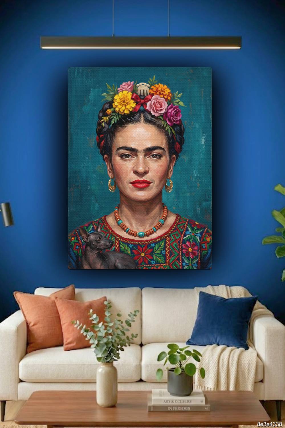 Quadro Frida Kahlo sofisticado sala Centro do Rio de Janeiro decoração